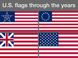 flags through the years